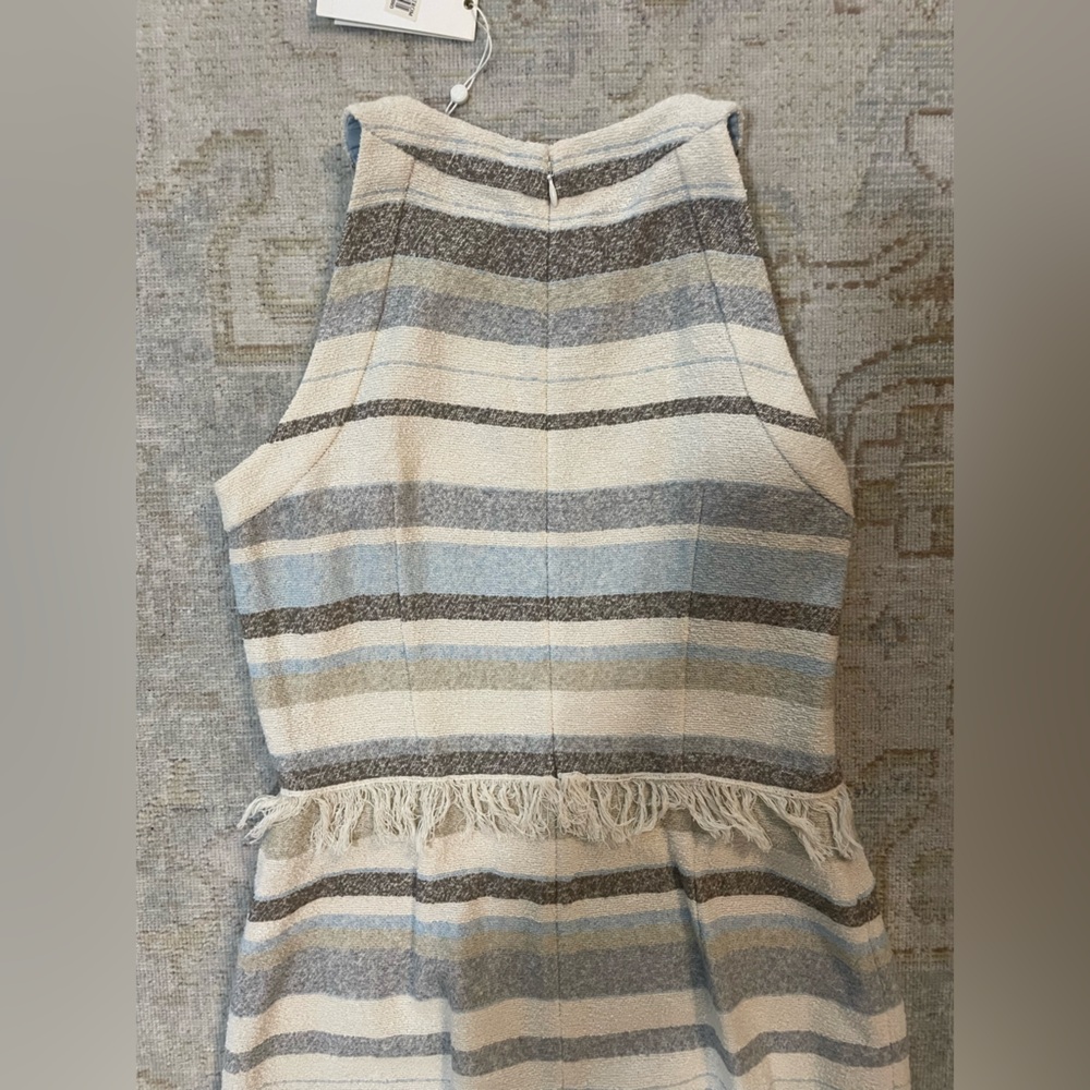 NWT! TORY BURCH STRIPED MINI DRESS- size 6 - Picture 9 of 13